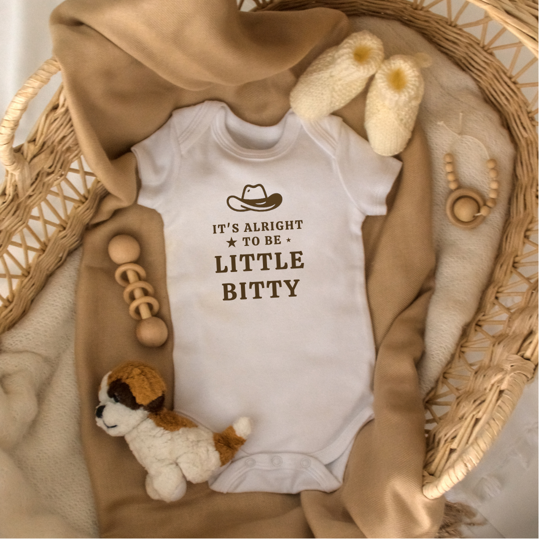 It’s Alright to Be Little Bitty Baby Onesie