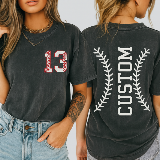Stitch & Swing Custom Baseball Tee