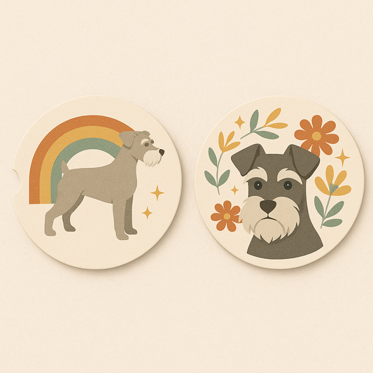 Schnauzer Car Coasters